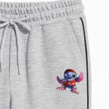  Quần Jogger Trẻ Em  Hình STITCH Áo Đỏ Có Viền (23kg - 65kg) 