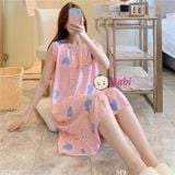  Đầm Tole Lanh Mùa Hè Mặc Mát Mẹ Bé (fs trên 50kg) 