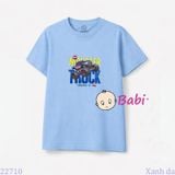  Áo Thun Bé Trai Tay Ngắn Hinh Xe (23-62kg) 