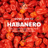  Móc khóa tương ớt siêu cay Love & Spice CAY AIYA! lên men tự nhiên từ ớt Red Habanero chai 80g 