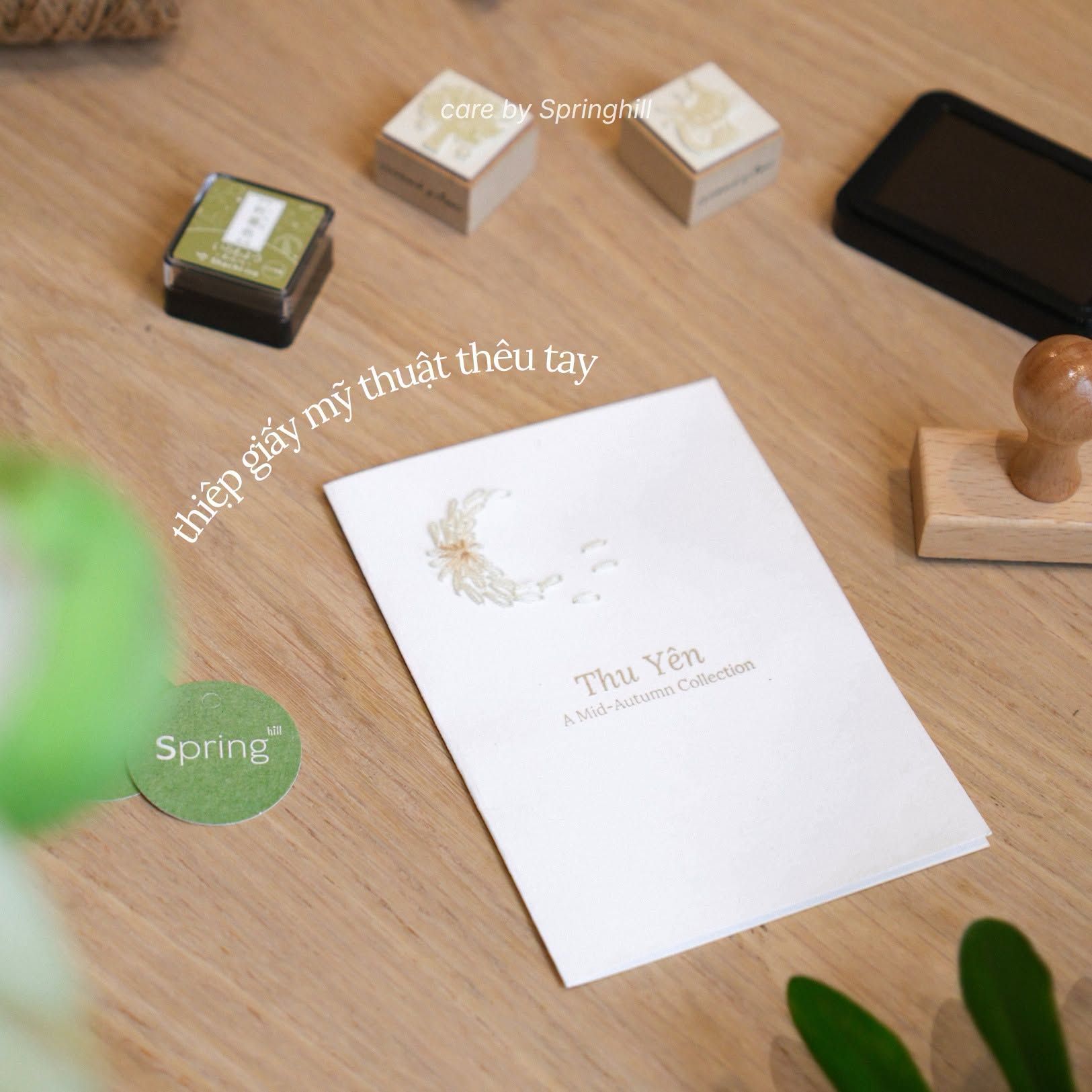  Thiệp thêu tay giấy mỹ thuật 