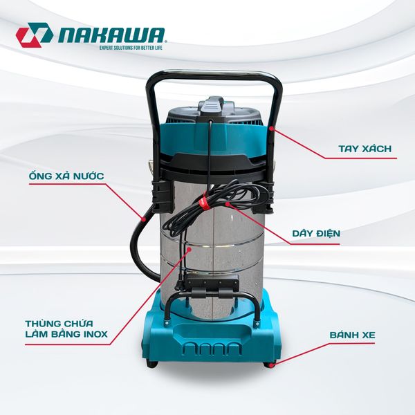 Máy hút bụi công nghiệp NAKAWA NK-VC5180