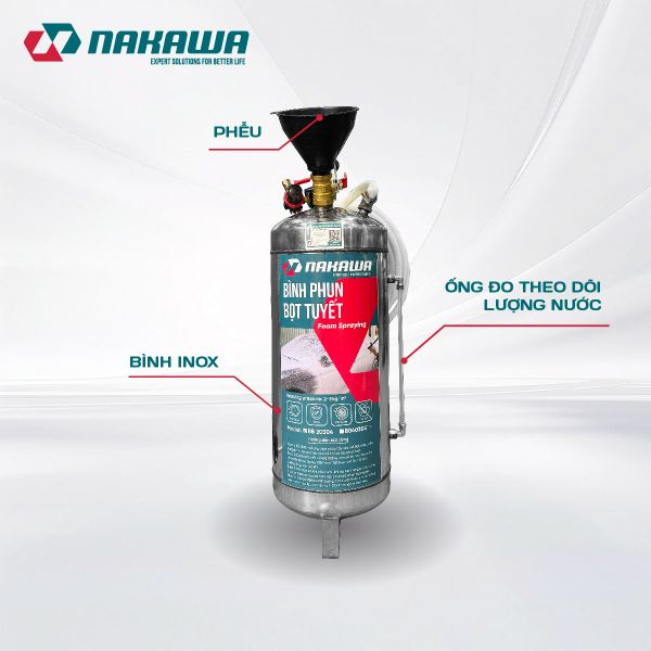 Bình phun bọt tuyết NAKAWA BB-20304