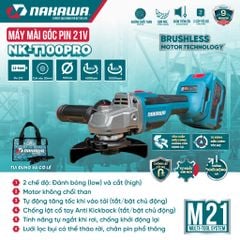 Máy mài góc pin NAKAWA NK-T100PRO