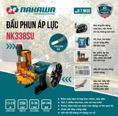 Đầu phun áp lực NAKAWA NK338SU