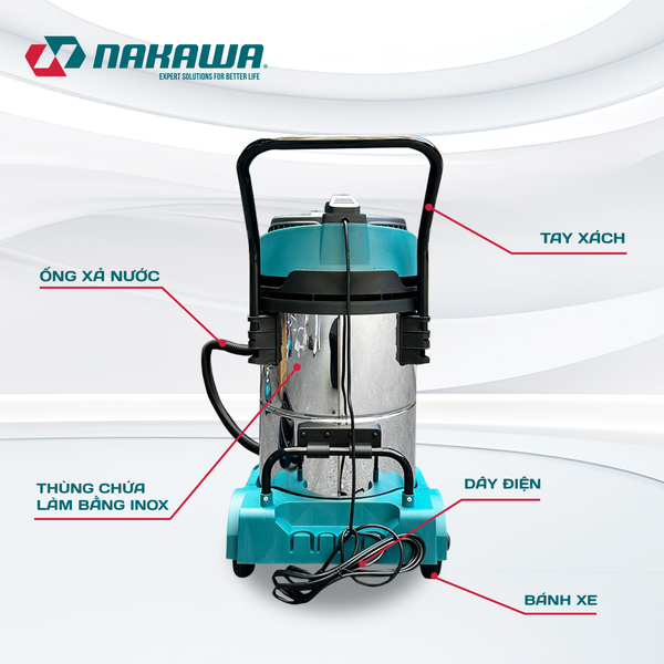 Máy hút bụi công nghiệp NAKAWA NK-VC3470