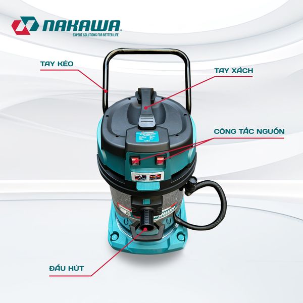 Máy hút bụi công nghiệp NAKAWA NK-VC3470