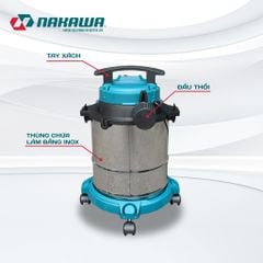 Máy hút bụi công nghiệp NAKAWA NK-VC1718