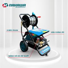 Máy phun áp lực cao công nghiệp Nakawa NK-HPC2900PLUS