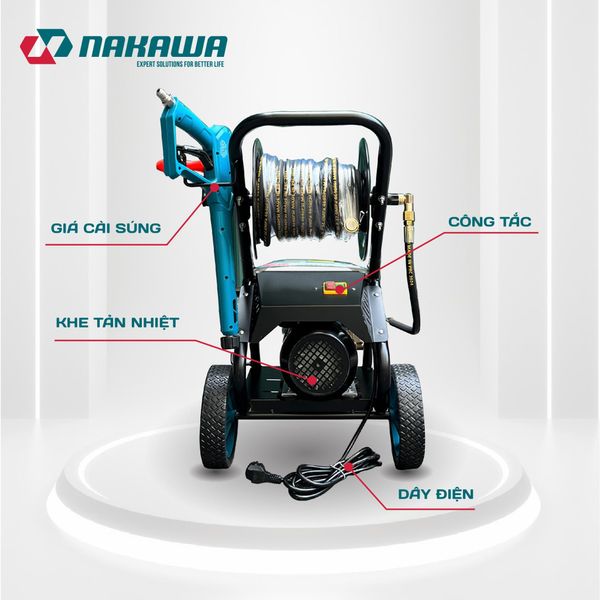 Máy phun áp lực cao công nghiệp Nakawa NK-HPC2900PLUS