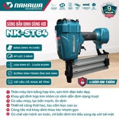 Súng bắn đinh dùng hơi NAKAWA NK-ST64