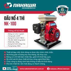 Đầu nổ 4 thì NAKAWA NK-100