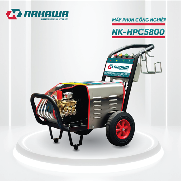 Máy phun áp lực cao công nghiệp Nakawa NK-HPC5800