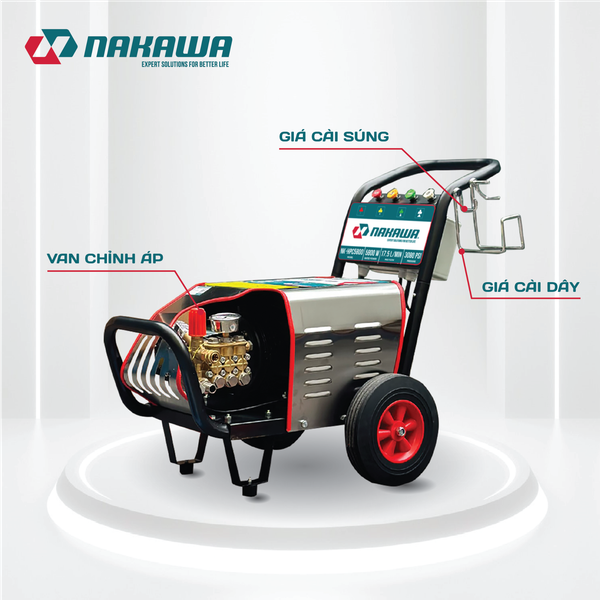 Máy phun áp lực cao công nghiệp Nakawa NK-HPC5800