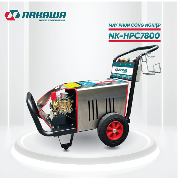 Máy phun áp lực cao công nghiệp Nakawa NK-HPC7800
