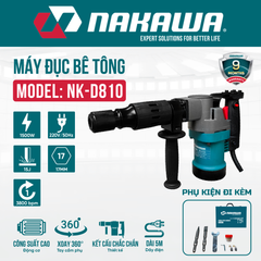 Máy đục bê tông NAKAWA NK-D810