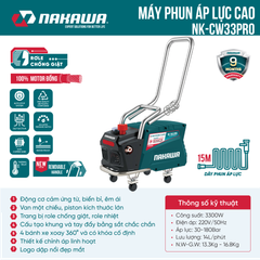 Máy phun áp lực cao NAKAWA NK-CW33PRO