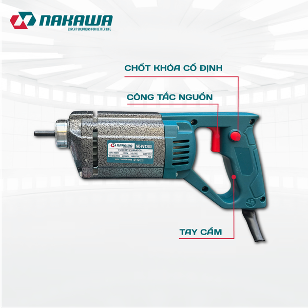 Máy đầm rung bê tông NAKAWA NK-PV1200