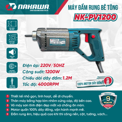 Máy đầm rung bê tông NAKAWA NK-PV1200