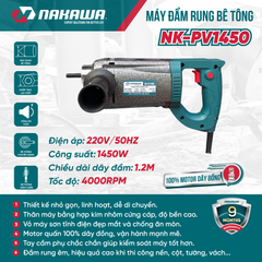 Máy đầm rung bê tông NAKAWA NK-PV1450