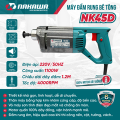 Máy đầm rung bê tông NAKAWA NK45D