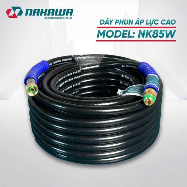 Dây phun áp lực cao NAKAWA NK85W (các kích thước 10, 15, 20, 50m)