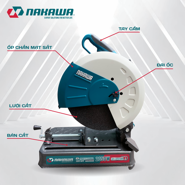 Máy cắt sắt NAKAWA NK-CM357