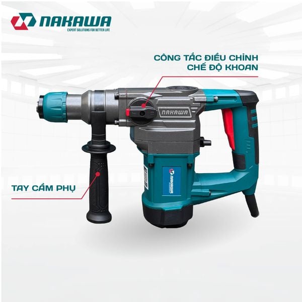Máy khoan đục 3 chức năng NAKAWA NK-26A