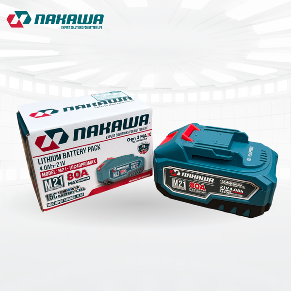 Pin 21V 4.0Ah NAKAWA M21-15C40PROMAX