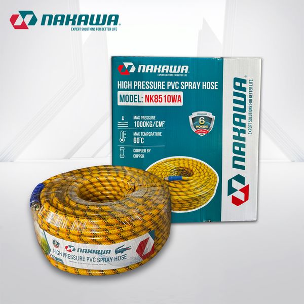 Dây phun áp lực cao NAKAWA NK85WA (các kích thước 10, 15, 20, 50m)