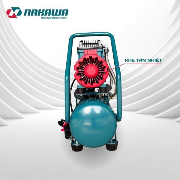 Máy nén khí không dầu, tốc nhanh, siêu êm NK-28H16L - 16 lít