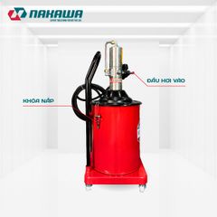 Máy bơm mỡ dùng khí nén NAKAWA BM-25L