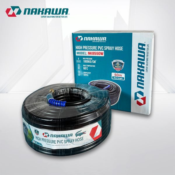 Dây phun áp lực cao NAKAWA NK85W (các kích thước 10, 15, 20, 50m)