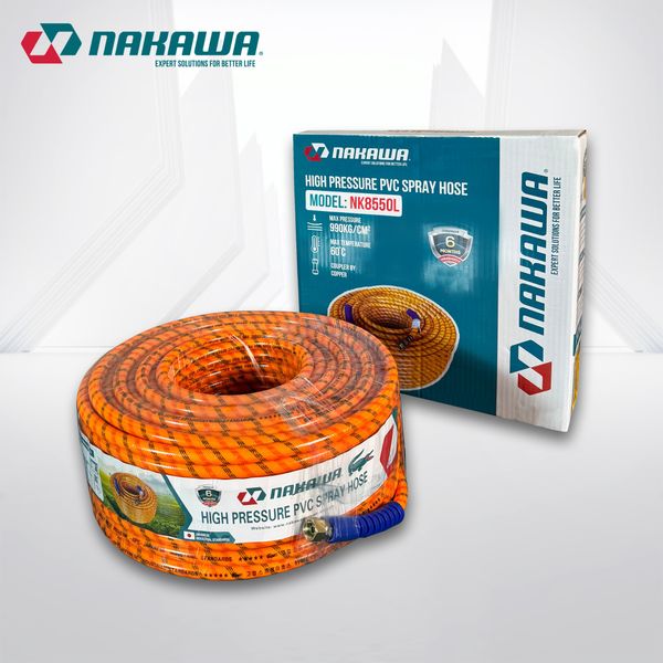 Dây phun áp lực cao NAKAWA NK85L (các kích thước 10, 15, 20, 50m)