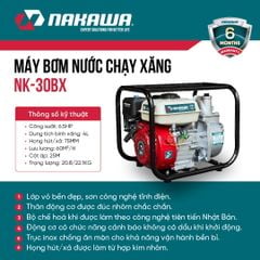 Máy bơm nước chạy xăng NAKAWA NK-30BX