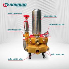 Đầu phun áp lực NAKAWA NK45158