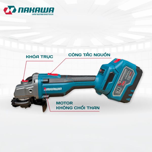 Máy mài góc pin NAKAWA NK-T100PRO