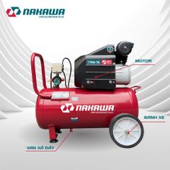 Máy Nén Khí đầu liền 2 tụ NAKAWA NK35PRO
