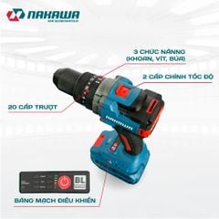 Máy khoan pin 3 chức năng NAKAWA NK-K16013PRO