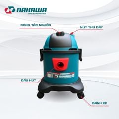 Máy hút bụi công nghiệp NAKAWA NK-VC1720PRO