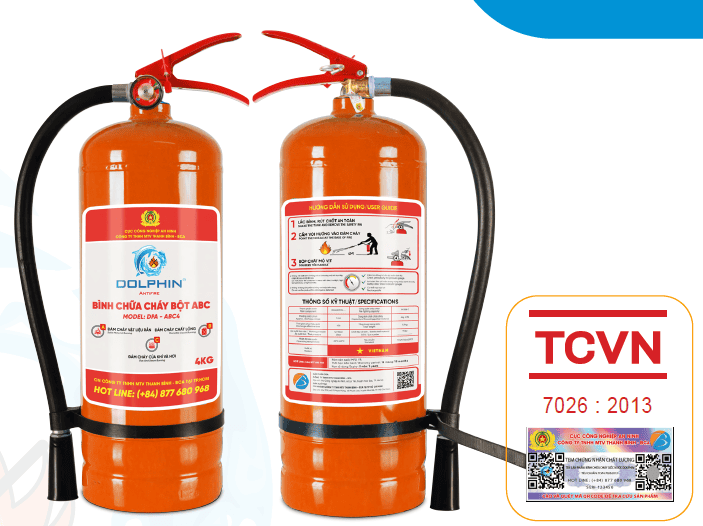  Bình Chữa Cháy Dolphin DPA-ABC4 Gốc Nước Dạng Ném 