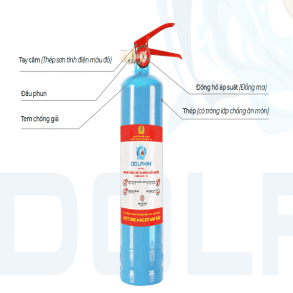  Bình Chữa Cháy Dolphin DPA-T1L Gốc Nước Dạng Ném 