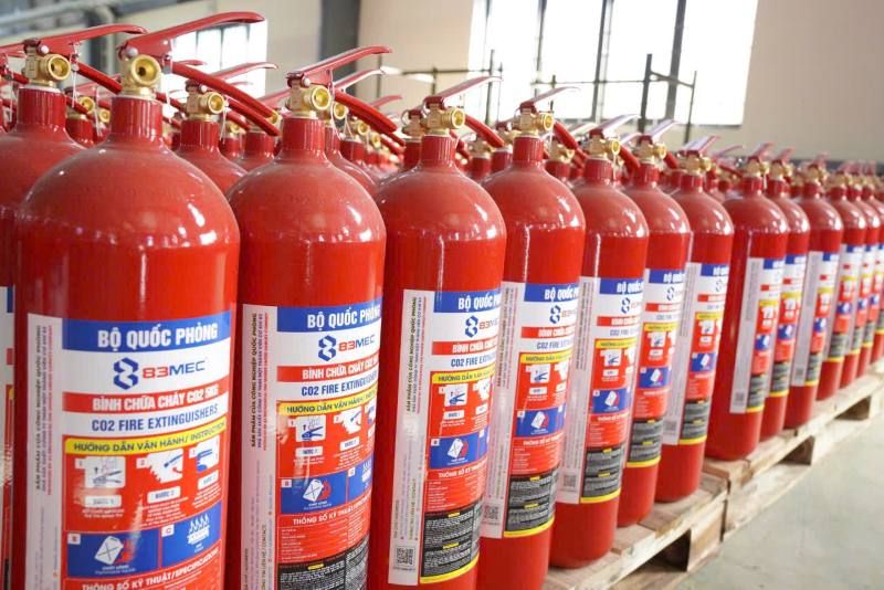  Bình chữa cháy CO2 MT5 83MEC – TCCNQP – Bộ Quốc Phòng 