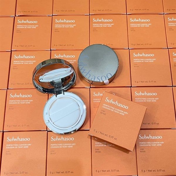  [Mini] SULWHASOO Perfecting Cushion Airy Coussin De Teint Aere - 21N1 Beige 