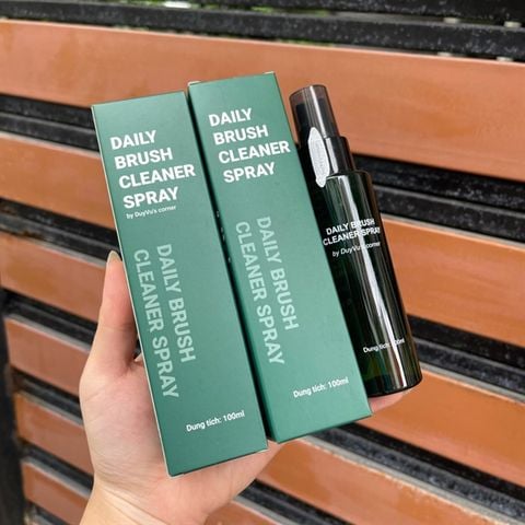  [Hàng Công Ty] DAILY Brush Cleaner Spray Xịt Rửa Cọ 100ml 