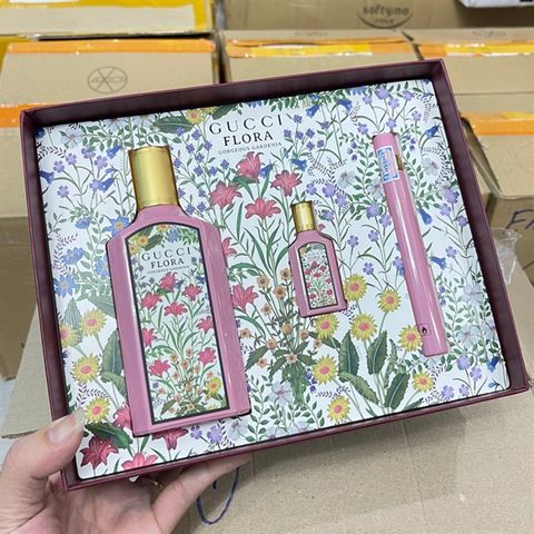  [Hàng Công Ty] GUCCI Flora Set Nước Hoa 3 Món - Gorgeous Gardenia 