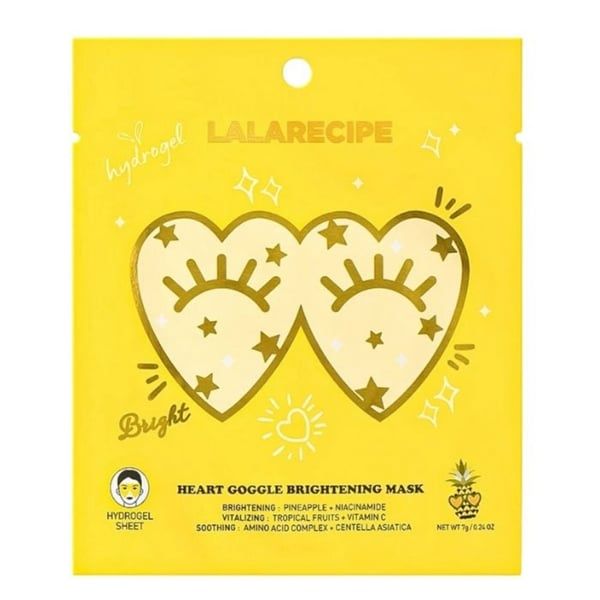  [Hàng Công Ty] LALA RECIPE Heart Goggle Brightening Mặt Nạ Thạch - Dưỡng Sáng 