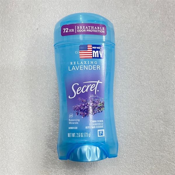  [Hàng Công Ty] SECRET Relaxing Lavender Gel Khử Mùi - 73g 