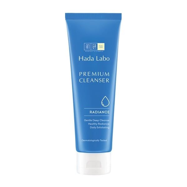  [HÀNG CÔNG TY] HADA LABO Premium Cleanser Radiance Sữa Rửa Mặt 100g 
