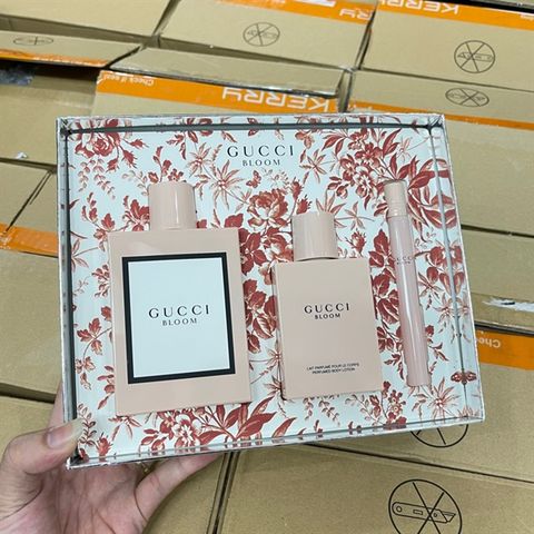  [Hàng Công Ty] GUCCI Bloom Set Nước Hoa 3 Món - Eau De Parfum 
